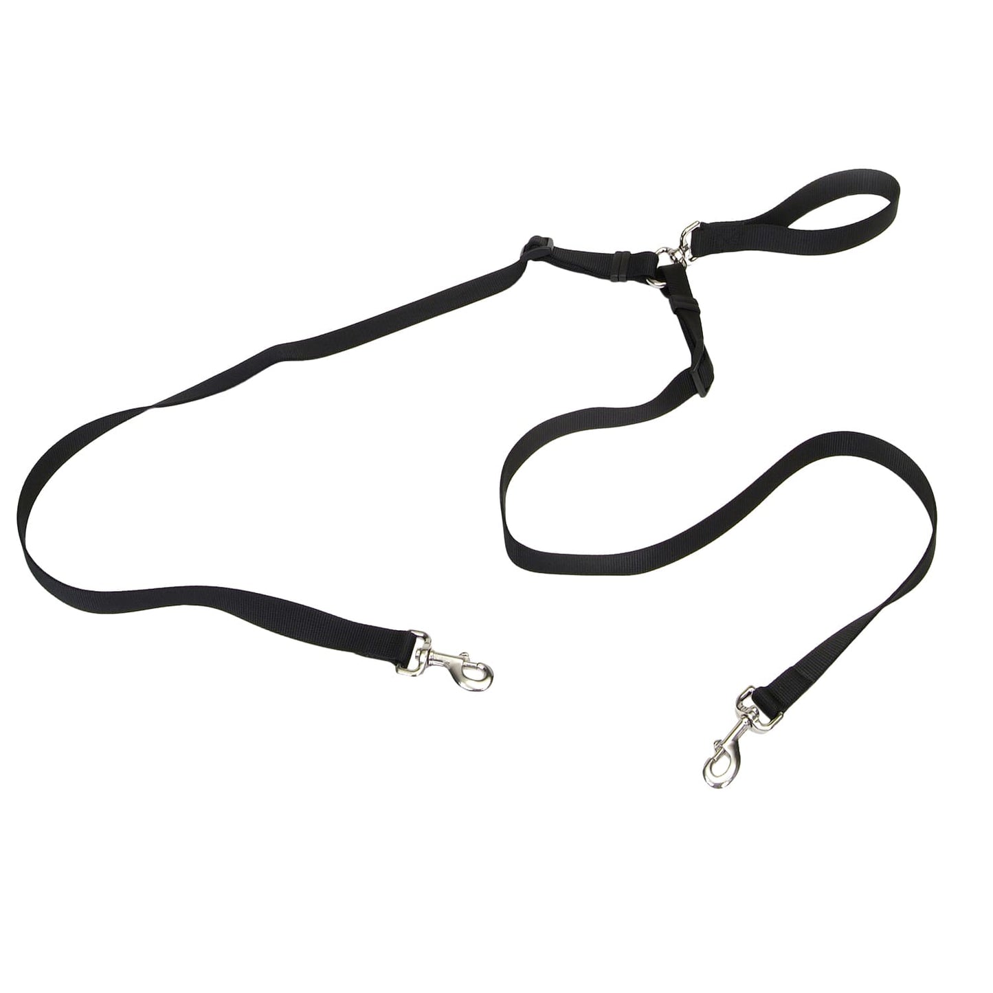 Coastal Correa Doble Correa Nylon Walking Syst 5/8'' X 1.20 M - Negro