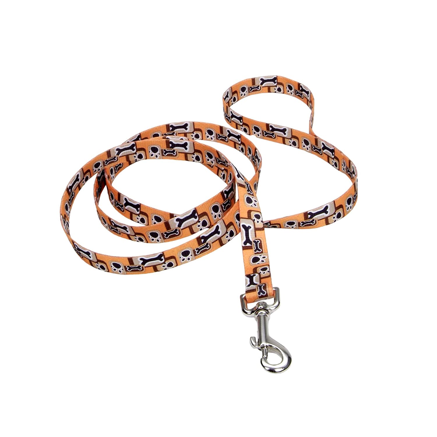 Coastal Correa Pet Attire Styles 1.20 M - Naranja C/Huesitos
